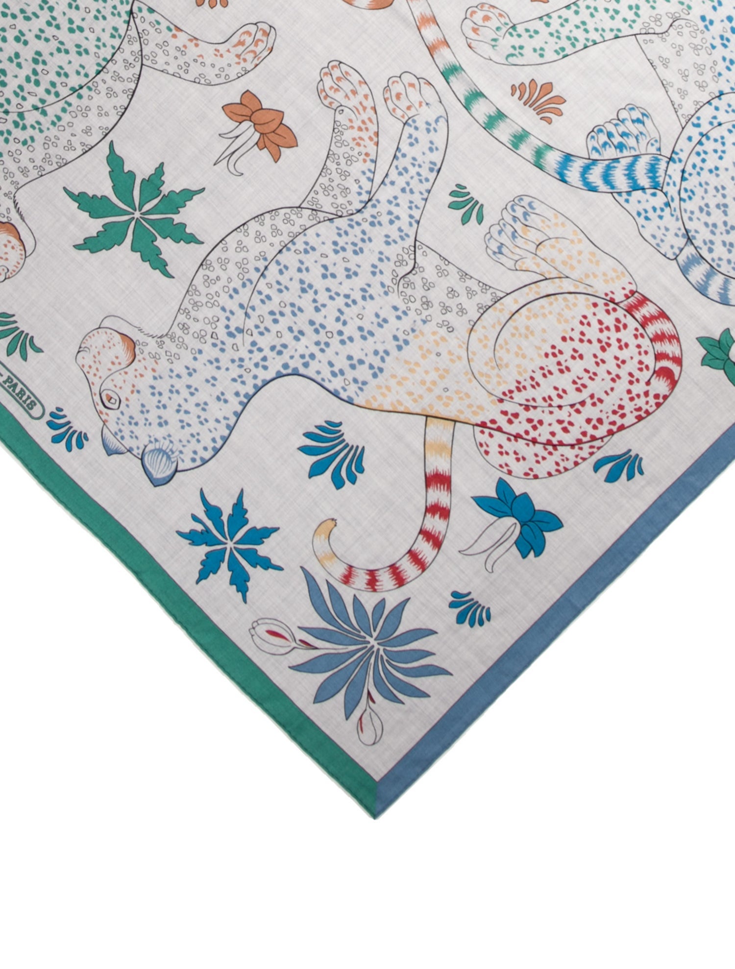 Hermès Les Léopards Cashmere Shawl